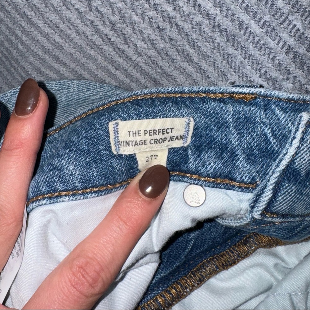 27 TALL Madewell Ankle Cropped Jeans - Picture 5 of 6